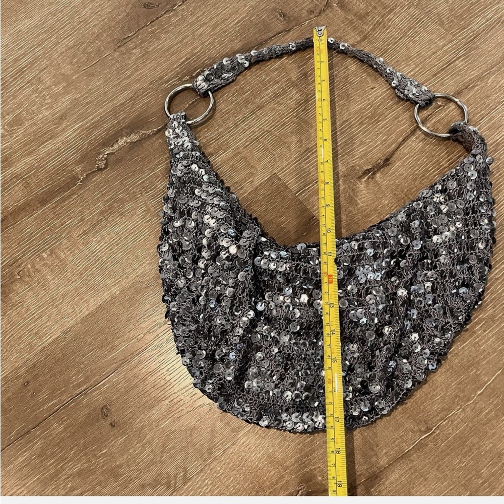 Bisou bisou Silver Sequin bag - Picture 4 of 5